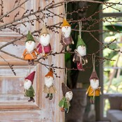 Sjaal met Verhaal Felt Hanger Kabouter aardetinten