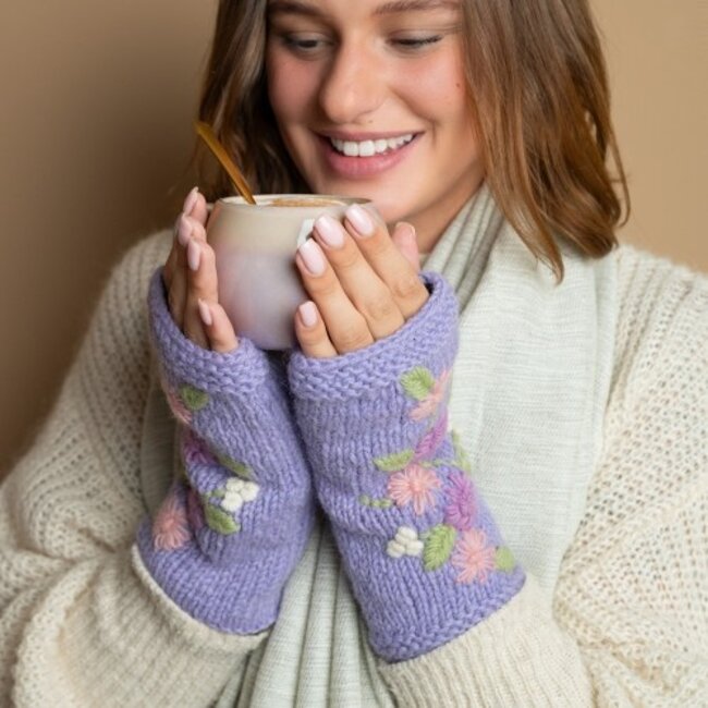 Handwarmer Flowers lilac