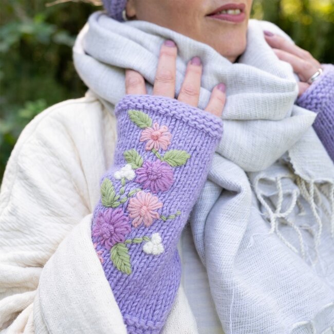 Handwarmer Flowers lilac