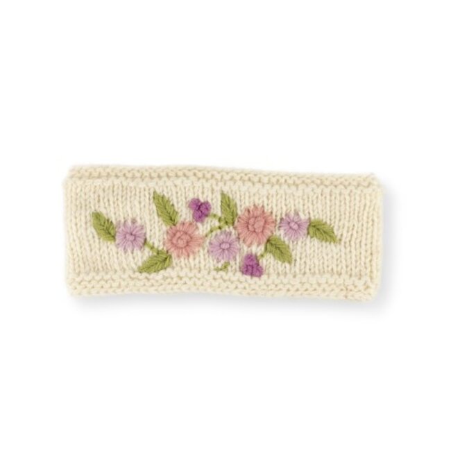 Headband Flowers crème