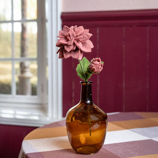 Sjaal met Verhaal Filzblume Dahlia XL blush