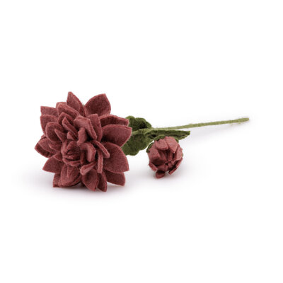 Sjaal met Verhaal Felt Flower Dahlia XL blush