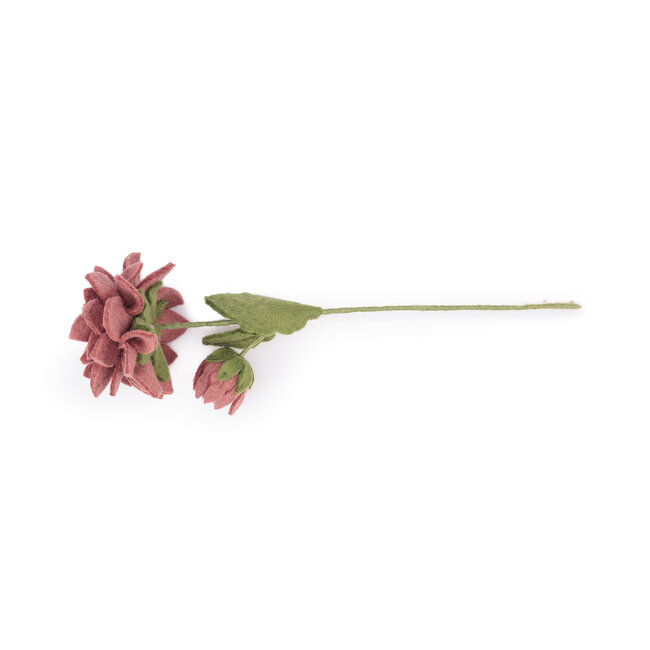 Filzblume Dahlia XL blush