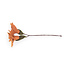 Sjaal met Verhaal Felt Flower Tak Lelie cognac