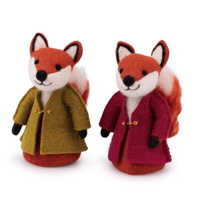 Sjaal met Verhaal Felt Decoration Vos Indian Summer