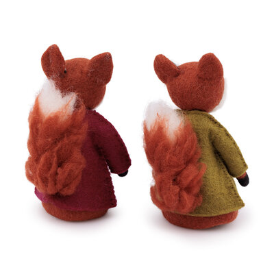 Sjaal met Verhaal Felt Decoration Vos Indian Summer