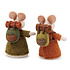 Sjaal met Verhaal Felt Hanger Muis Wandelaar