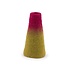 Sjaal met Verhaal Felt Vase Medium burgundy/lichtgroen