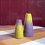 Filz-Vase Medium paars/lichtgroen