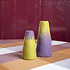 Sjaal met Verhaal Filz-Vase Medium paars/lichtgroen