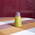Sjaal met Verhaal Felt Vase Small paars/lichtgroen
