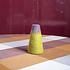 Sjaal met Verhaal Filz-Vase Small paars/lichtgroen