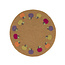 Sjaal met Verhaal Felt coaster 35 cm rond Pompoentjes Indian