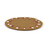 Sjaal met Verhaal Felt coaster 35 cm rond Paddenstoelen