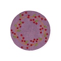 Sjaal met Verhaal Filz-Untersetzer 35 cm rond Bes Rood