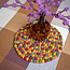 Filz-Untersetzer 40 cm rond Bolletjes Indian Summer
