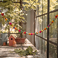 Sjaal met Verhaal Filzgirlande Pompoms Indian Summer