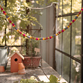 Sjaal met Verhaal Felt Garland Viltballetjes Small Indian Summer