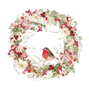 Paperproducts Design Paper Napkins Beautiful Christmas Wreath