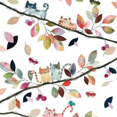 Paperproducts Design Papierservietten Fall Cats