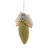 Sjaal met Verhaal Felt Christmas Hanger Engeltje lichtgroen