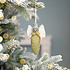 Sjaal met Verhaal Felt Christmas Hanger Engeltje lichtgroen