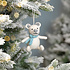 Sjaal met Verhaal Felt Christmas Hanger IJsbeer ijsblauw