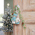 Sjaal met Verhaal Felt Christmas Hanger Jozef & Maria ijsblauw/wit