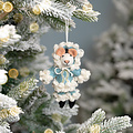 Sjaal met Verhaal Felt Christmas Hanger Muis Eskimuis