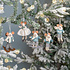Sjaal met Verhaal Felt Christmas Hanger Muis Skiër