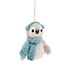 Sjaal met Verhaal Felt Christmas Hanger Pinguin ijsblauw