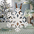 Sjaal met Verhaal Felt Christmas Hanger Sneeuwvlok Large