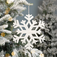 Sjaal met Verhaal Felt Christmas Hanger Sneeuwvlok Large