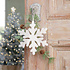 Sjaal met Verhaal Felt Christmas Hanger Sneeuwvlok Medium