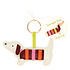 Rex London Schlüsselanhänger aus Kunstleder Sausage Dog
