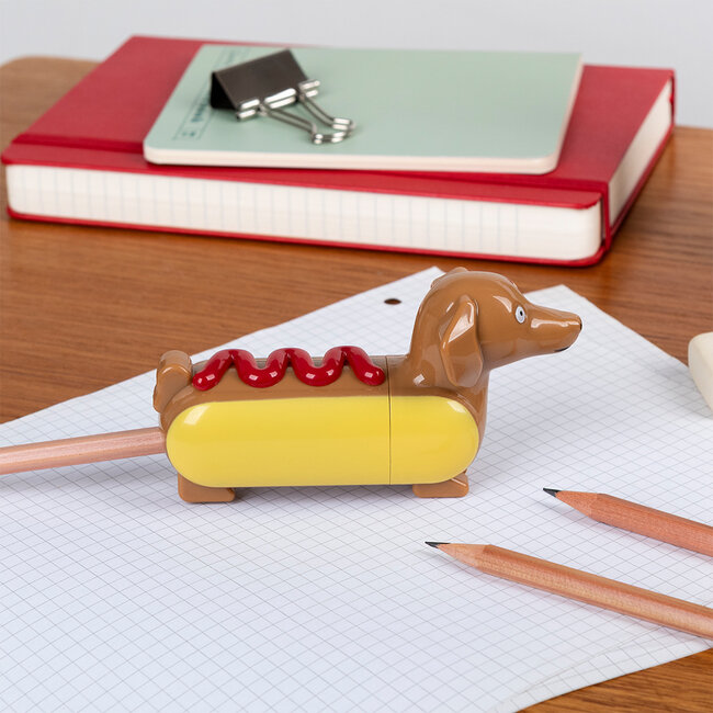 Bleistiftanspitzer Hot Dog