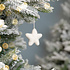 Sjaal met Verhaal Felt Christmas Hanger Ster wit