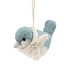 Sjaal met Verhaal Felt Christmas Hanger Vogeltje ijsblauw
