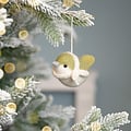 Sjaal met Verhaal Felt Christmas Hanger Vogeltje lichtgroen