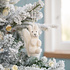 Sjaal met Verhaal Felt Christmas Hanger Winter Eekhoorn wit
