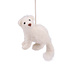 Sjaal met Verhaal Felt Christmas Hanger Winter Marter wit