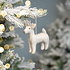 Sjaal met Verhaal Felt Christmas Hanger Winter Rendier wit