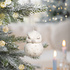 Sjaal met Verhaal Felt Christmas Hanger Winter Sneeuwuil