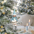 Sjaal met Verhaal Felt Christmas Hanger Winterfee ijsblauw