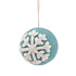 Sjaal met Verhaal Felt Christmas Hanger Bal Sneeuwvlok ijsblauw