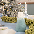 Sjaal met Verhaal Felt Vase Small ijsblauw/wit