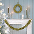 Sjaal met Verhaal Felt Garland Eucalyptus lichtgroen