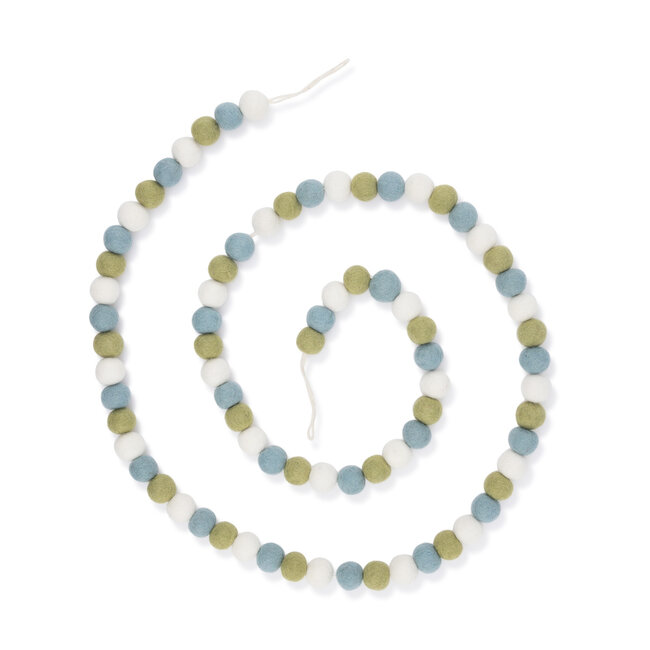 Felt Garland Viltballetjes Winterwonderland