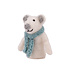 Sjaal met Verhaal Finger Dolls IJsbeer ijsblauw