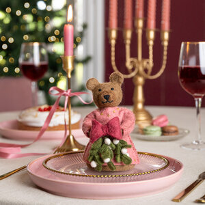 Sjaal met Verhaal Felt Decoration Beer Mistletoe Dreams